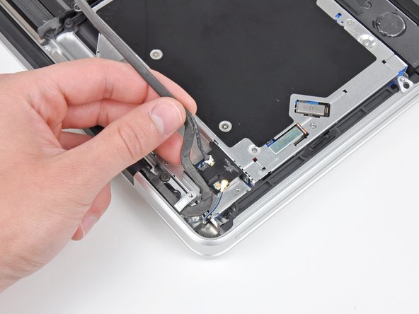 MacBook Pro 17" Unibody Optical Drive Cable Replacement: step 9, image 2 of 2