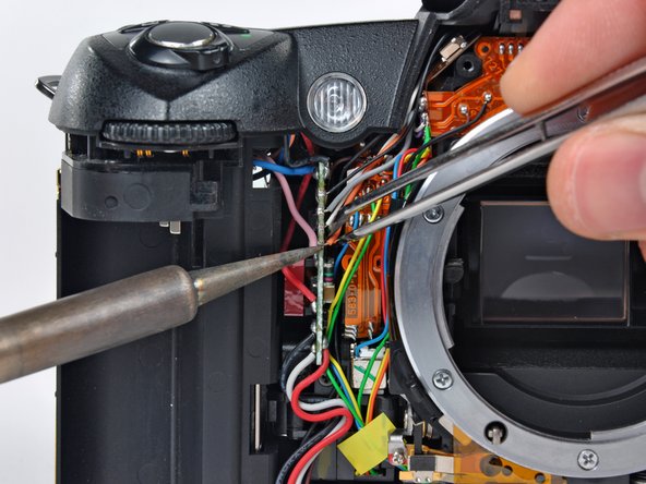 Nikon D70 Strap Loops Replacement: step 22, image 2 of 3