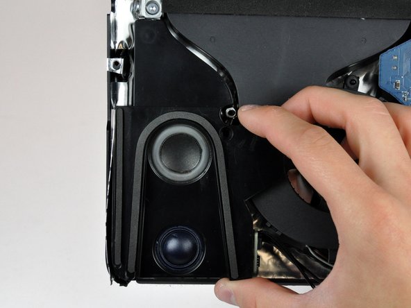 iMac Intel 20" EMC 2133 and 2210 Left Speaker Replacement: step 15, image 2 of 2