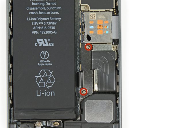 iPhone 5s Battery Replacement: step 17, image 1 of 1
