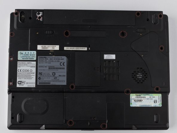 Toshiba Satellite M45 Speakers Replacement: step 9, image 1 of 2