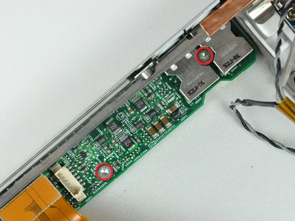 PowerBook G4 Aluminum 17" 1.67 GHz (High-Res) Sound Card Replacement: step 16, image 1 of 1