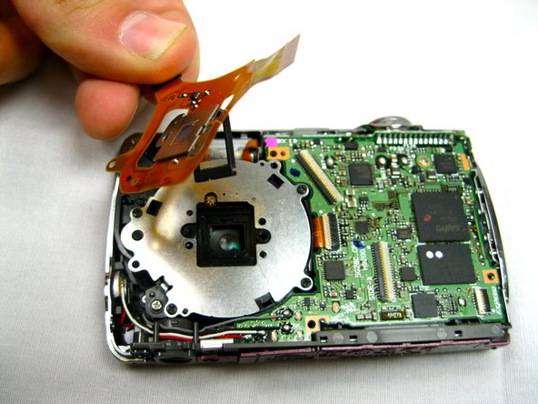 Nikon Coolpix S220 Lens Replacement: step 13, image 2 of 2