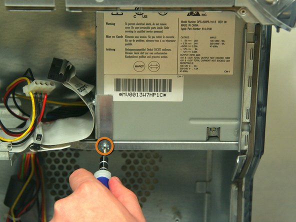 Power Mac G4 M5183 Power Supply Replacement: step 7, image 2 of 2