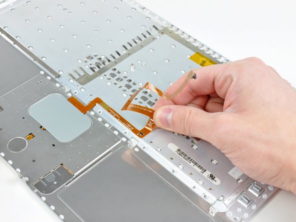 MacBook Core 2 Duo Upper Case Cable Replacement: step 13, image 1 of 1