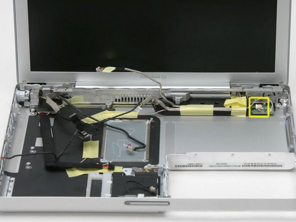 PowerBook G4 Aluminum 12" 867 MHz Display Replacement: step 55, image 1 of 1