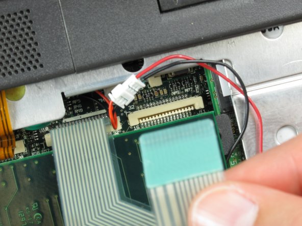 PowerBook 3400 M3553 Track Pad Panel Replacement: step 5, image 2 of 2