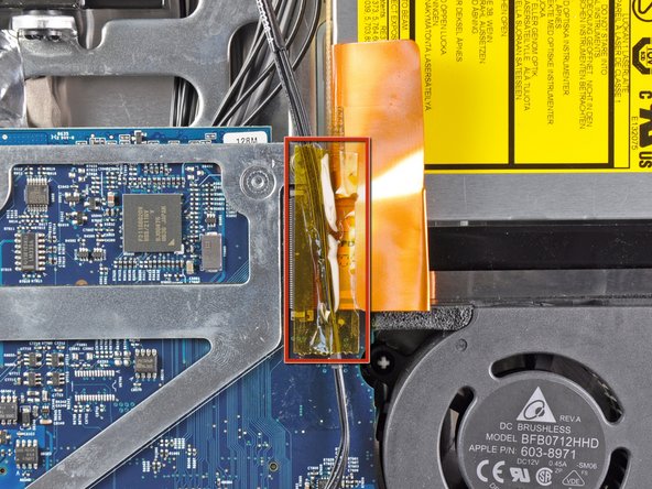 iMac Intel 24" EMC 2111 Left Speaker Replacement: step 22, image 1 of 1