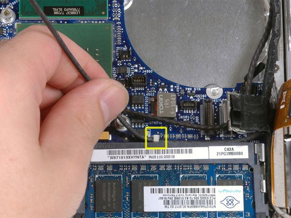 MacBook Core 2 Duo PRAM Battery Replacement: step 32, image 1 of 1