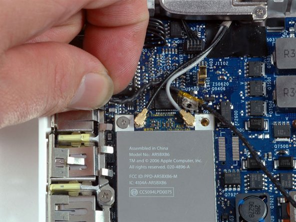 MacBook Core Duo Left Speaker Replacement: step 15, image 1 of 1