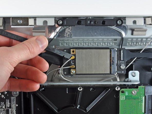 iMac Intel 21.5" EMC 2308 AirPort Card Replacement: step 10, image 1 of 2