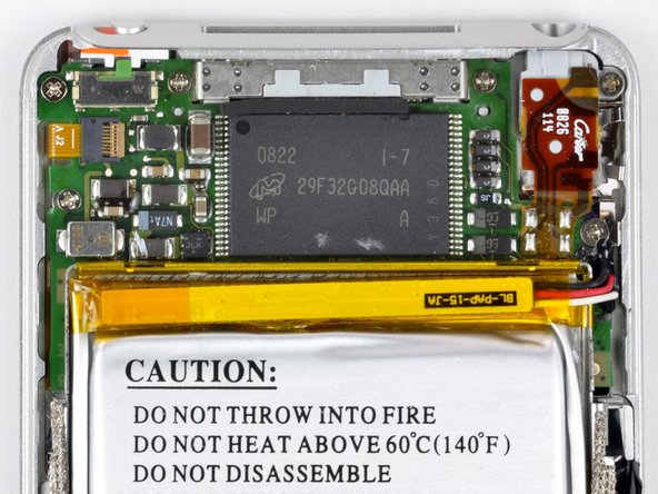 iPod Nano 3rd Generation Logic Board Replacement: step 8, image 1 of 1