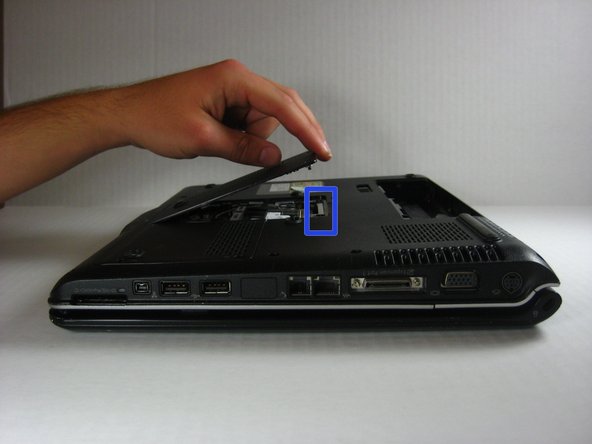 HP Pavilion dv6000 Fan Replacement: step 5, image 2 of 3