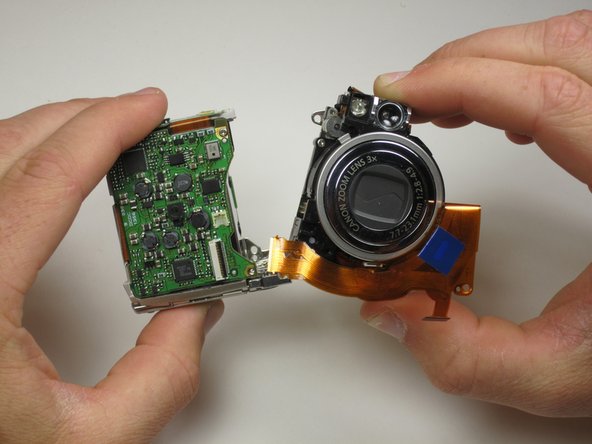 Canon Powershot SD550 Zoom Lens Assembly Replacement: step 20, image 2 of 2