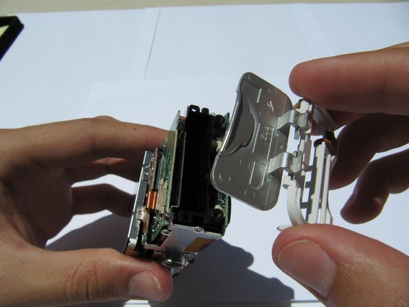 Kodak EasyShare LS743 Battery Door Replacement: step 6, image 2 of 2