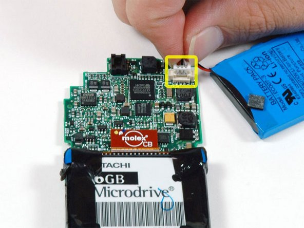 iPod Mini Logic Board Replacement: step 17, image 1 of 1