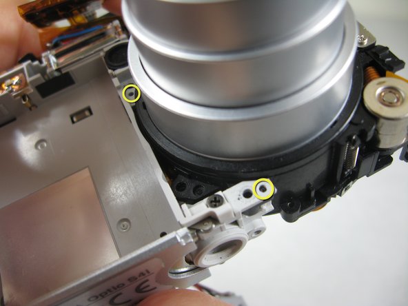 Disassembling Pentax Optio S4i Lens Assembly: step 29, image 1 of 1
