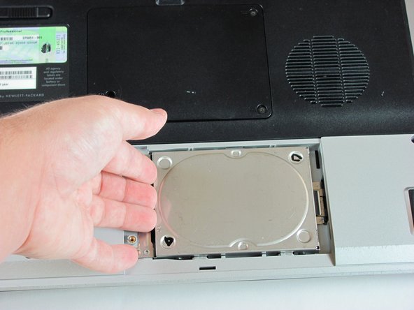 HP Pavilion dv5000 Hard Drive Replacement: step 6, image 2 of 3