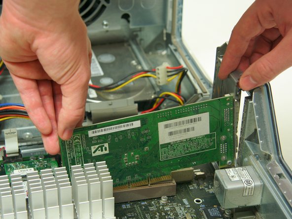 PowerMac G4 M5183 Graphics Card Removal: step 2, image 2 of 2
