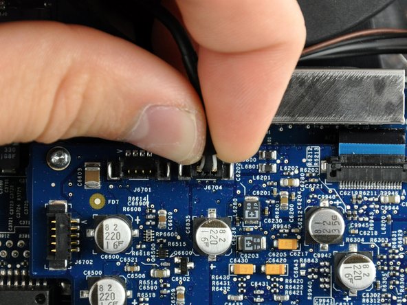 iMac Intel 20" EMC 2133 and 2210 Audio Board Replacement: step 16, image 1 of 1