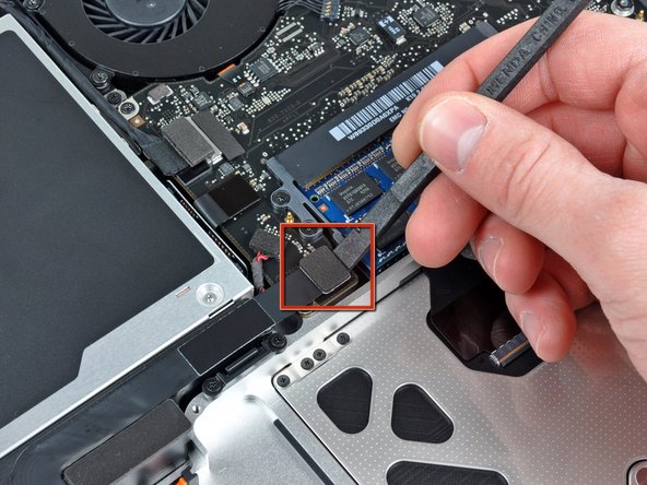 MacBook Pro 15" Unibody Mid 2009 Hard Drive Cable Replacement: step 12, image 1 of 1