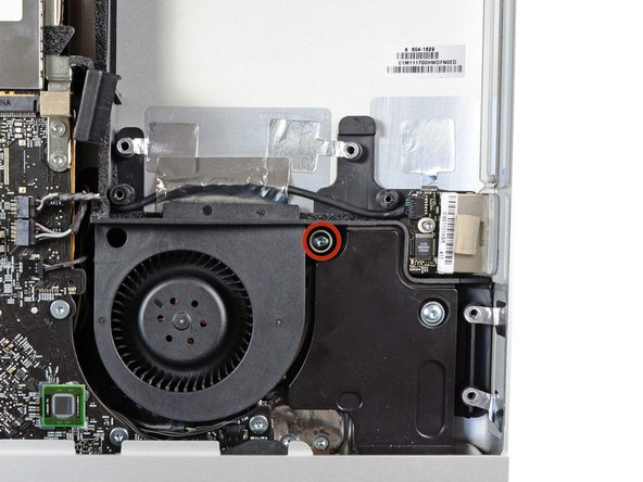 iMac Intel 21.5" EMC 2428 GPU Heat Sink Replacement: step 19, image 1 of 1