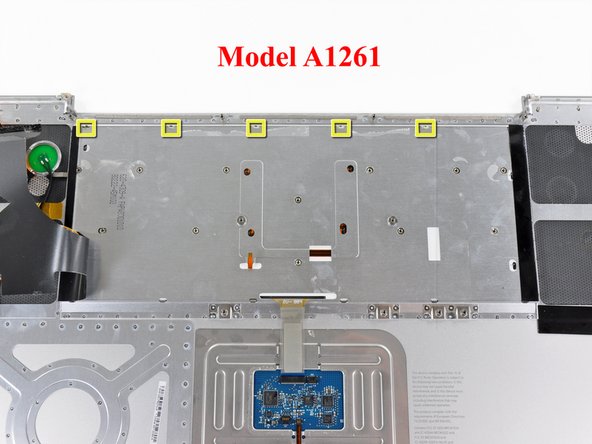 MacBook Pro 17" Models A1151 A1212 A1229 and A1261 Keyboard Replacement: step 20, image 2 of 2