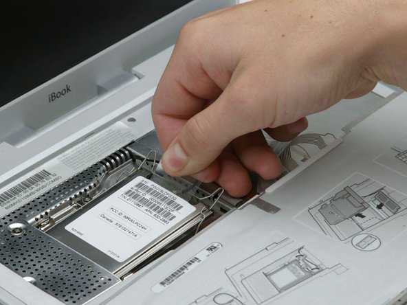 iBook G3 12" Front Display Bezel Replacement: step 4, image 1 of 1