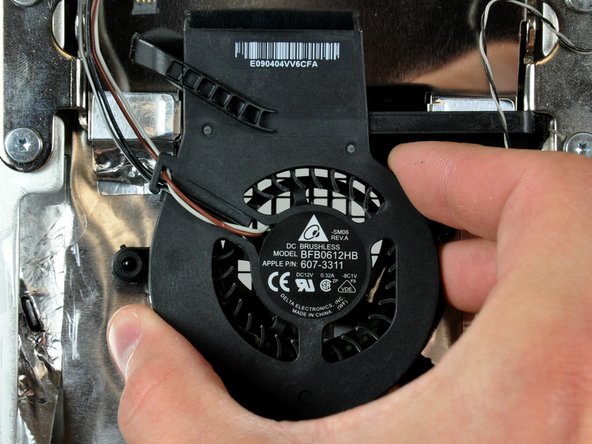 iMac Intel 20" EMC 2266 Hard Drive Fan Replacement: step 30, image 1 of 1