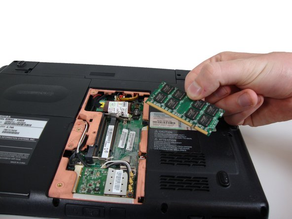 Toshiba Satellite M305D-S4829 RAM Replacement: step 3, image 2 of 2