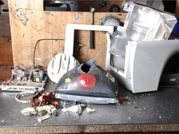 CRT Monitor Disassembly: step 9, image 1 of 1
