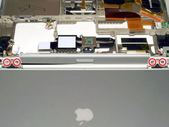 PowerBook G4 Titanium Mercury Upper Case Replacement: step 34, image 1 of 1
