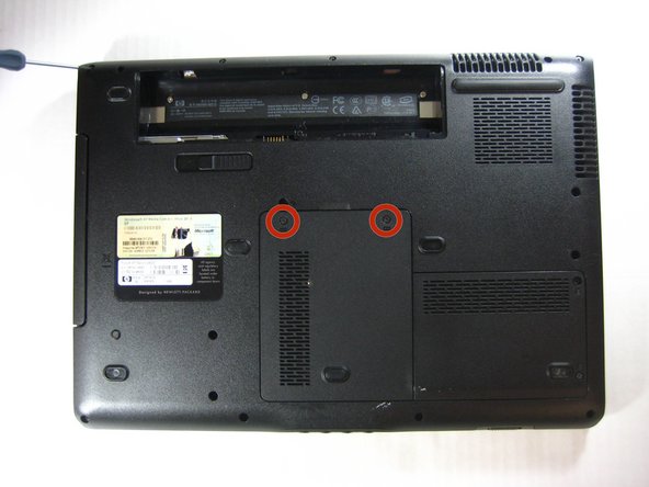 HP Pavilion dv6000 Fan Replacement: step 5, image 1 of 3
