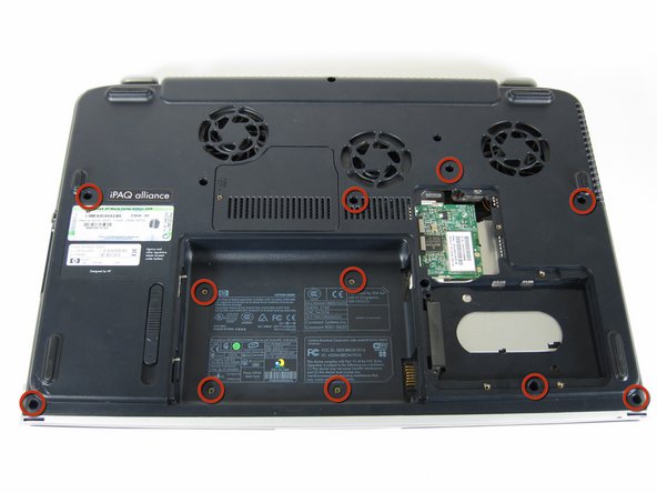 HP Pavilion zd8000 USB Module Replacement: step 23, image 1 of 2