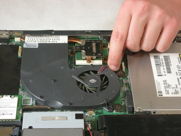 Fujitsu LifeBook N3510 Fan Replacement: step 13, image 2 of 3