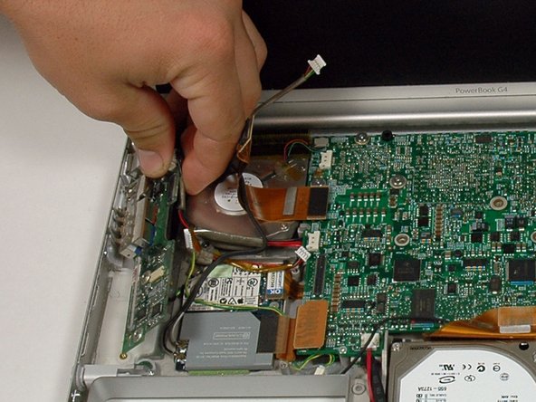 PowerBook G4 Aluminum 15" 1.67 GHz DC & Sound Card Replacement: step 18, image 1 of 1