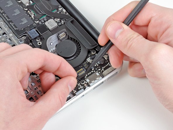 MacBook Air 11" Late 2010 Left Speaker Replacement: step 7, image 2 of 3