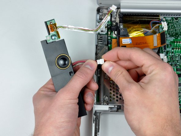 PowerBook G4 Aluminum 15" 1.67 GHz Right USB Board Replacement: step 17, image 2 of 2