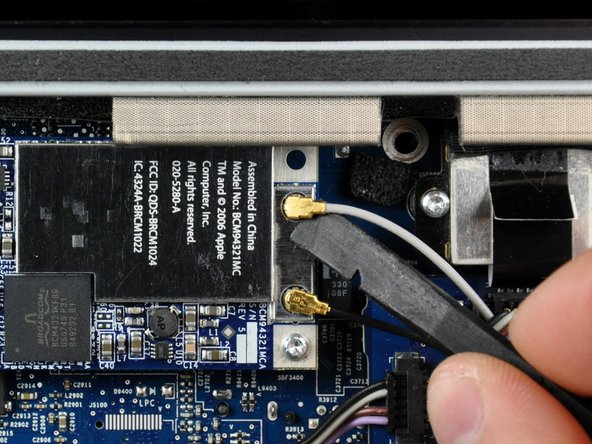 iMac Intel 20" EMC 2133 and 2210 AirPort Extreme Replacement: step 6, image 1 of 2