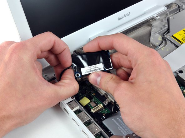 iBook G4 14" 1.42 GHz Logic Board Replacement: step 32, image 1 of 1