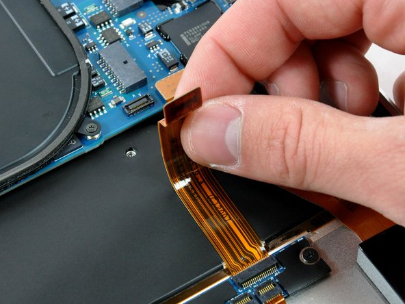 MacBook Air Models A1237 and A1304 Trackpad Control Cable Replacement: step 10, image 1 of 2