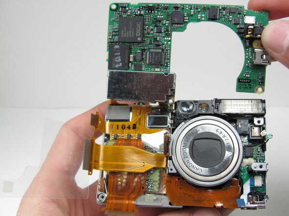 Canon PowerShot S500 AV Port Replacement: step 23, image 1 of 1