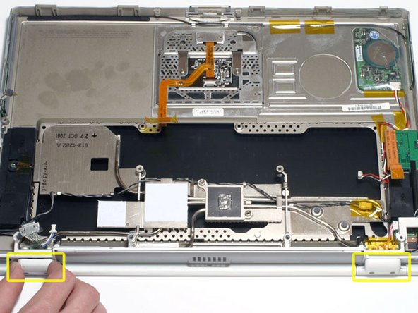 PowerBook G4 Titanium Onyx Upper Case Replacement: step 32, image 1 of 1