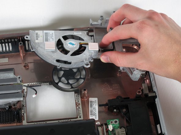 HP Pavilion zd8000 Base Fans Replacement: step 53, image 1 of 3