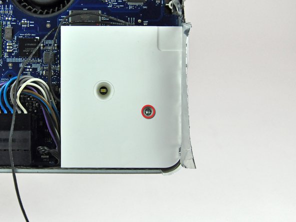 iMac G5 20" Model A1145 Hard Drive Fan Replacement: step 23, image 1 of 2