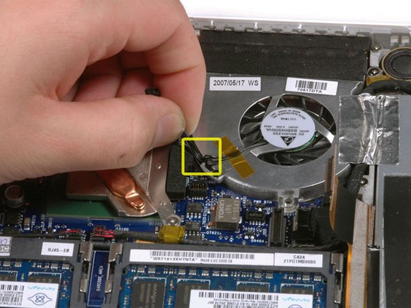 MacBook Core 2 Duo Fan Replacement: step 15, image 1 of 1