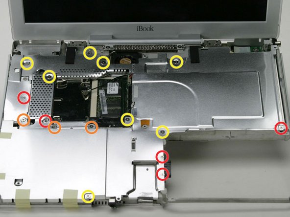 iBook G3 14" Front Display Bezel Replacement: step 29, image 1 of 1