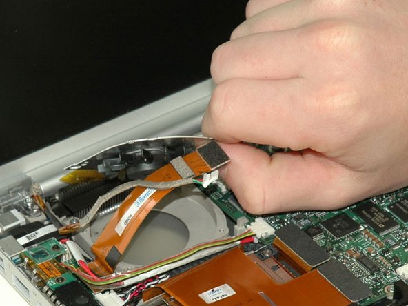 PowerBook G4 Aluminum 15" 1.5-1.67 GHz Left Fan Replacement: step 13, image 1 of 1