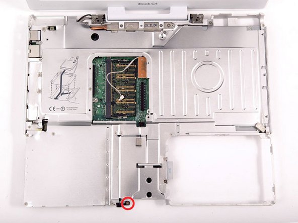 iBook G4 12" 800 MHz-1.2 GHz Sleep Light Replacement: step 34, image 1 of 1