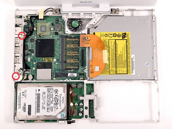 iBook G4 12" 800 MHz-1.2 GHz Logic Board Replacement: step 46, image 1 of 1